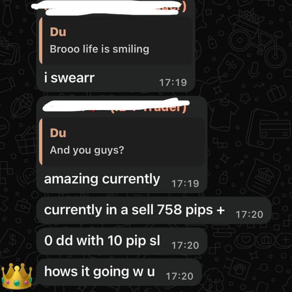 Telegram screenshot from The Circle member #9