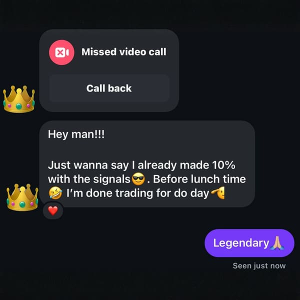 Telegram screenshot from The Circle member #6