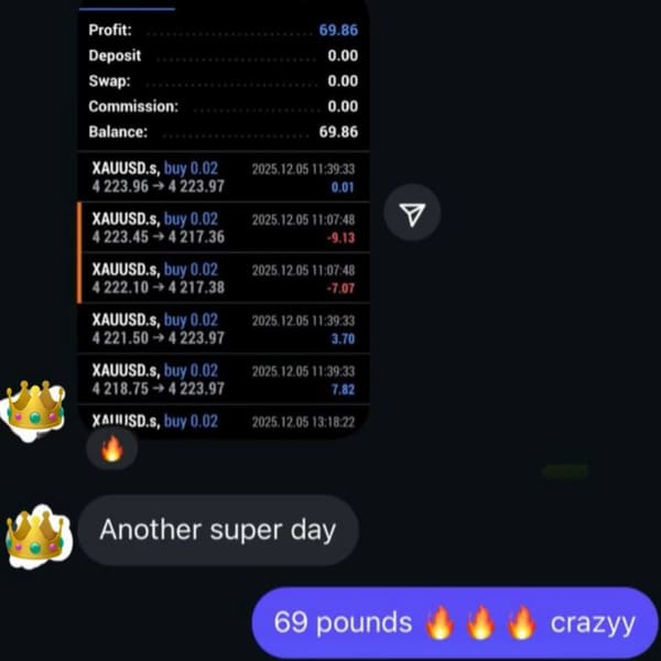 Telegram screenshot from The Circle member #10
